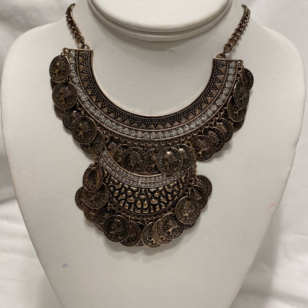 COPY - HALF PRICE SALE STATEMENT NECKLACE, GIFT FOR HER , AFRICAN NECKLACE - Picture 12 of 13